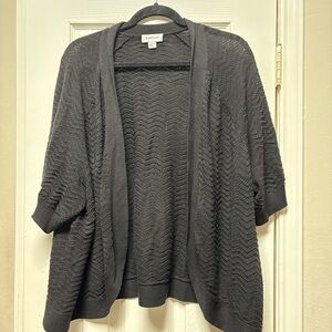 Avenue black Knit Cardigan
